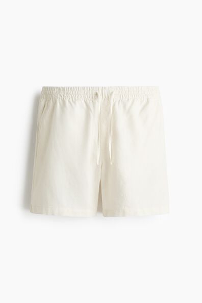 Relaxed Fit Linen-blend shorts