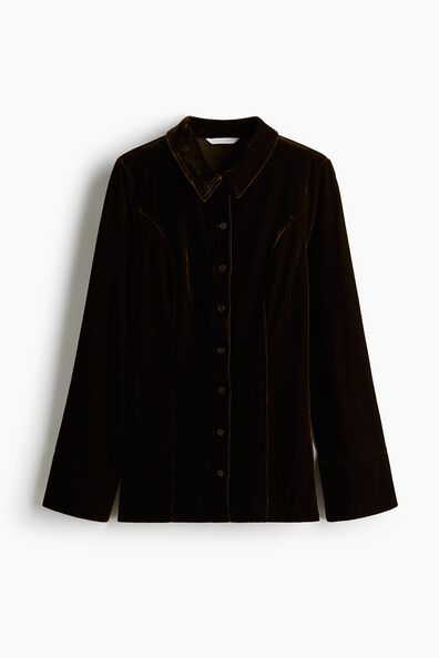 Velour shirt