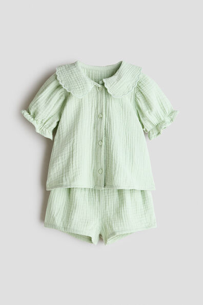 2-piece cotton muslin set