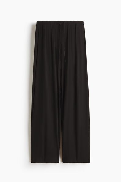 Jersey drawstring trousers