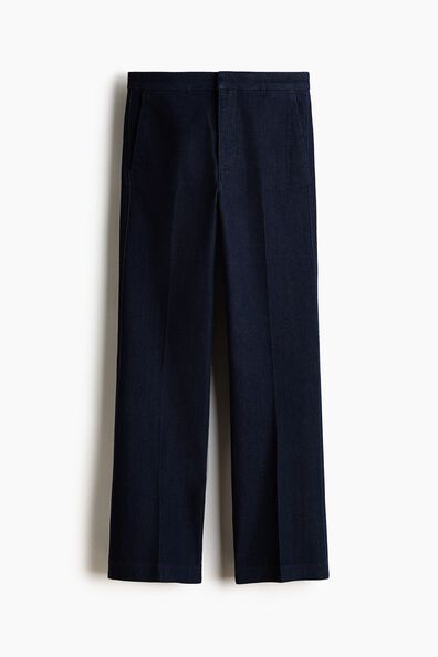 Flared High Waist Ankle Jeans
