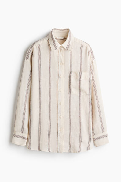 Oversized linen shirt
