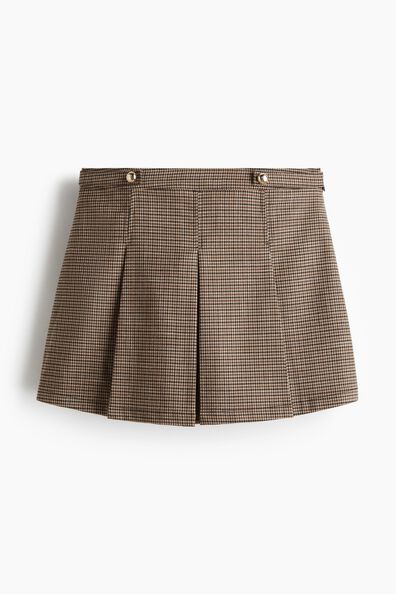 Pleated skort
