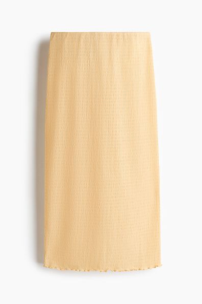 Smocked skirt