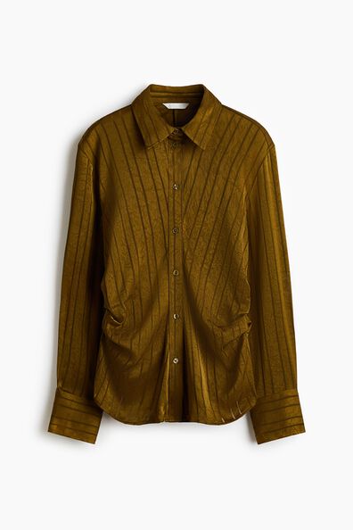 Draped shirt