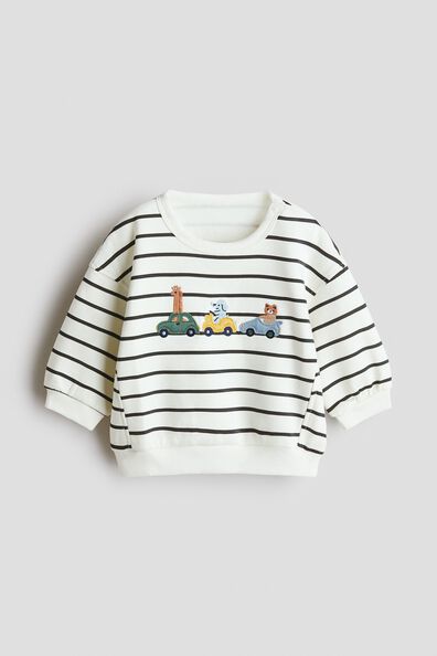 Motif-detail sweatshirt