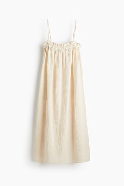Strappy muslin dress