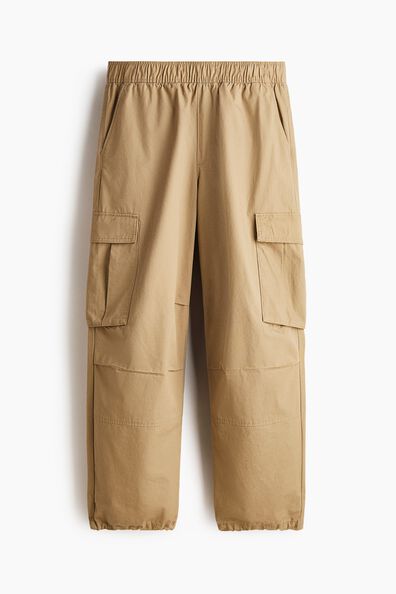 Loose Fit Cotton cargo trousers