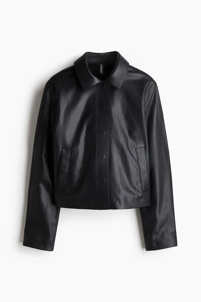 Raw-edge coated jacket