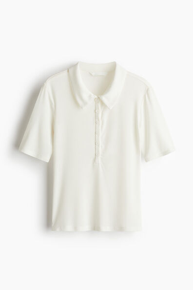 Jersey polo shirt