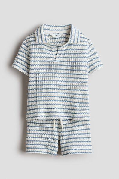 2-piece textured-knit set
