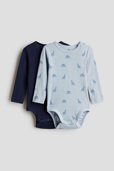 2-pack long-sleeved bodysuits
