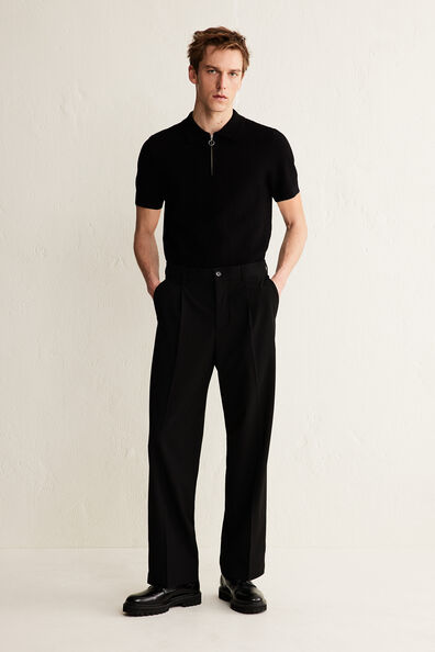 Soft Crop Knit Polo