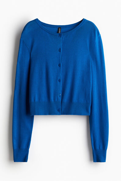 Fine-knit cardigan