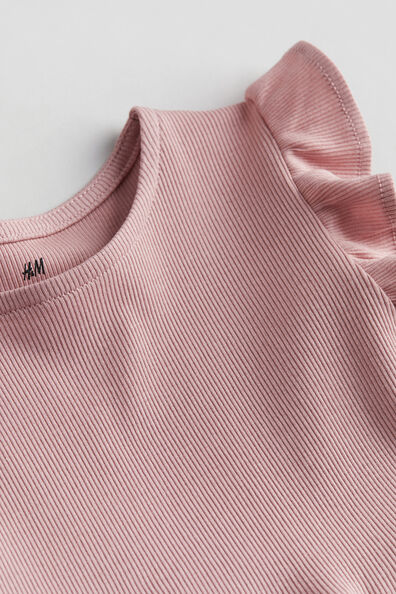 Ribbed jersey dress