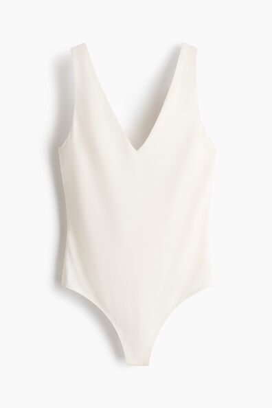V-neck jersey body