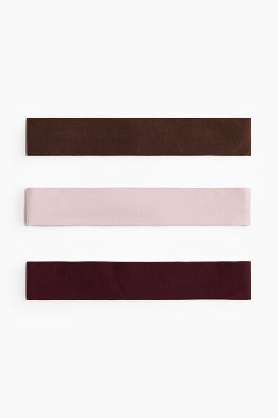 3-pack cotton jersey hairbands