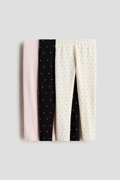 3-pack cotton leggings