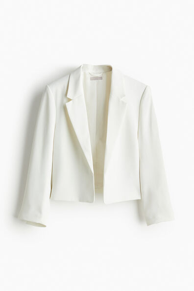 Slit-cuff blazer