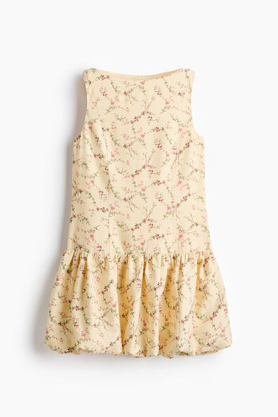Bubble-hem dress