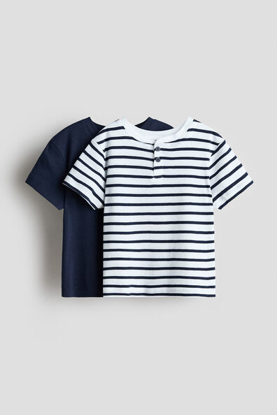 2-pack Henley T-shirts