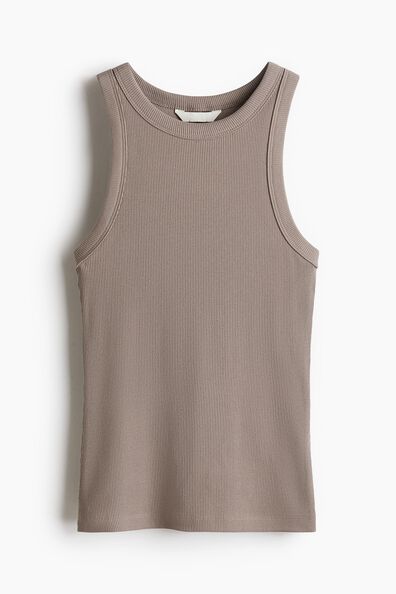 Ribbed vest top