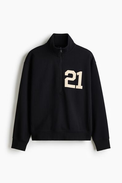 Loose Fit Zip-top sweatshirt