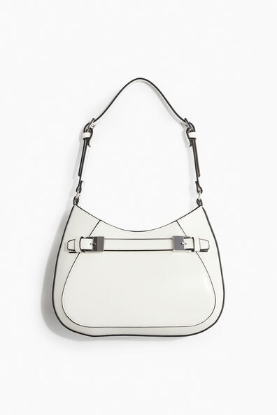 Strap-detail shoulder bag