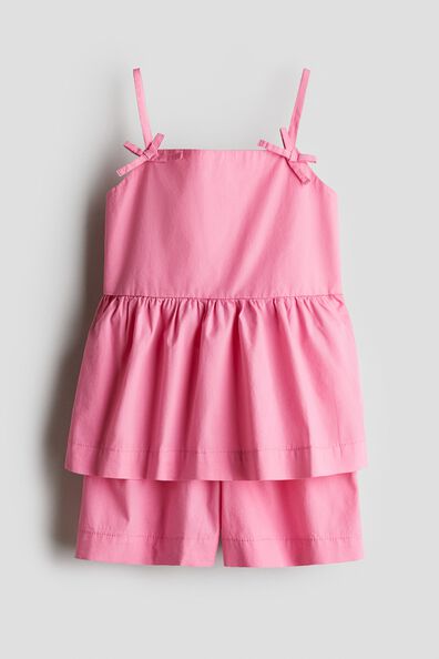 2-piece cotton poplin set