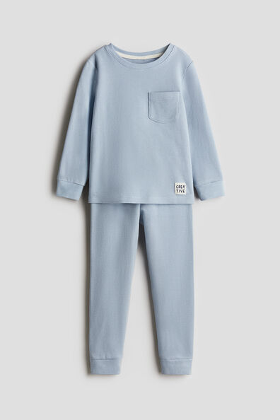 Waffled cotton pyjamas