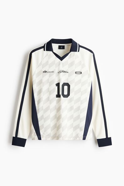 Loose Fit Printed football shirt