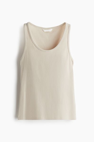 Ribbed vest top