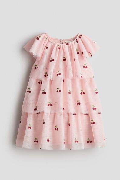 Glittery-print dress