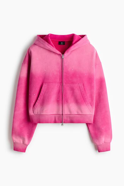 Oversized Fit Zip-through hoodie