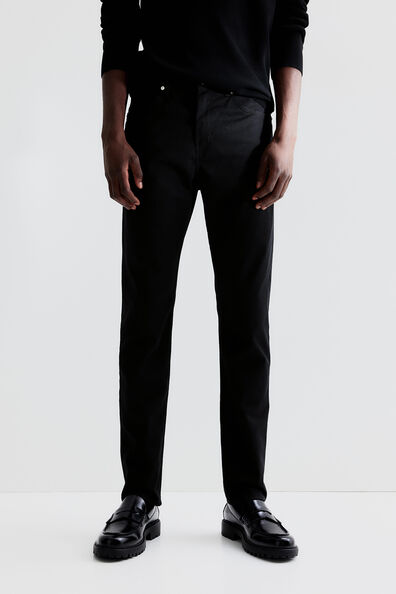 Slim Fit Cotton twill trousers