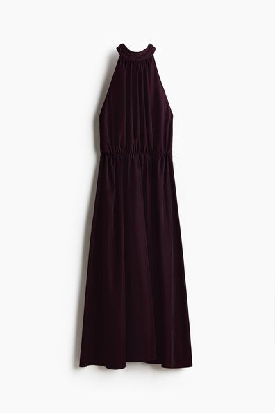 Long halterneck dress