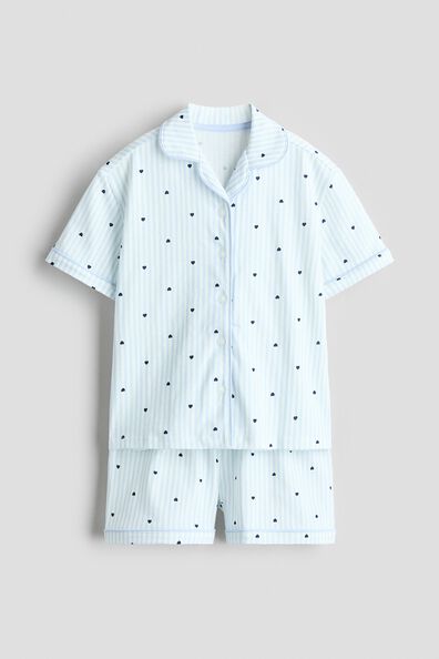 Patterned jersey pyjamas