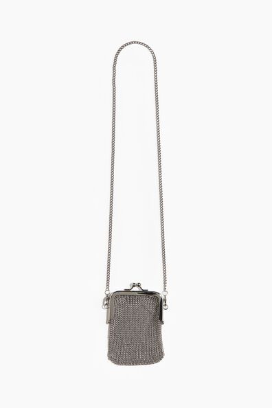 Metal crossbody bag