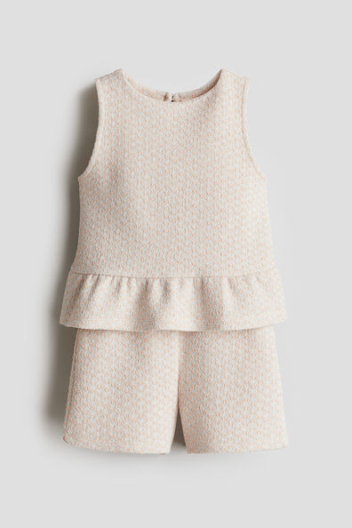 2-piece jacquard-jersey set