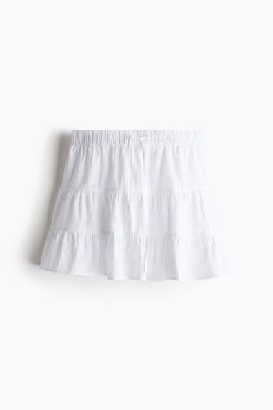 Flared cotton skirt