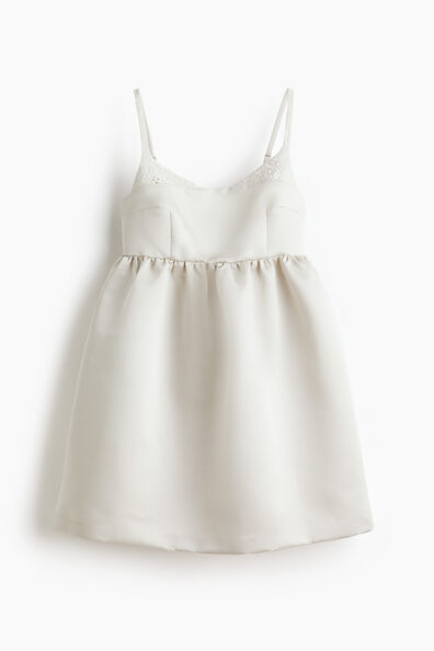 Layered-look strappy dress
