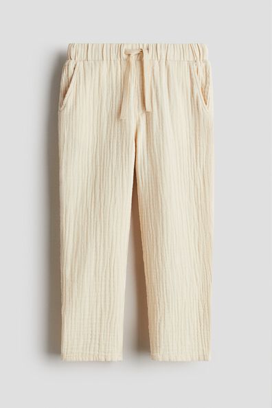 Cotton muslin trousers