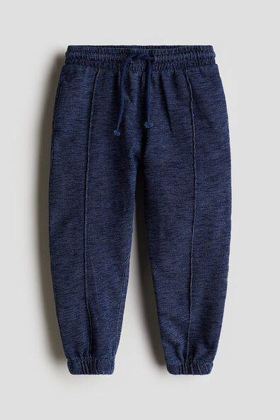 Crease-leg joggers