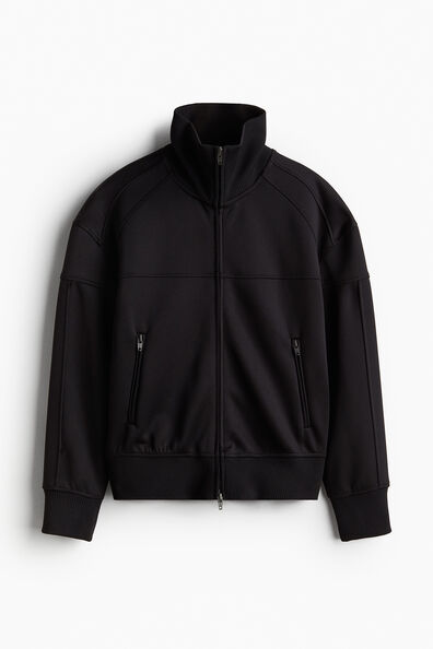 High-collar track jacket