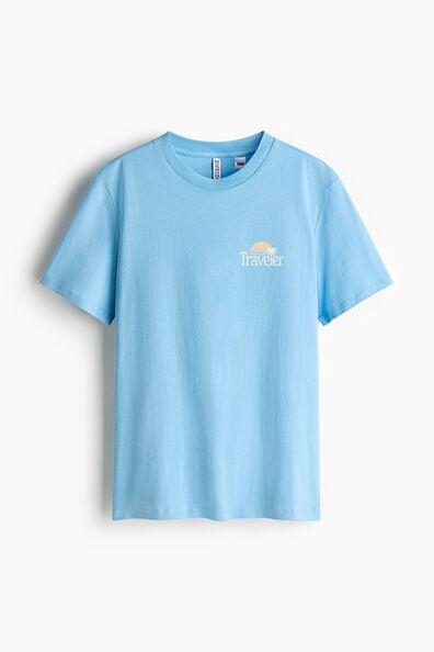 Printed cotton T-shirt