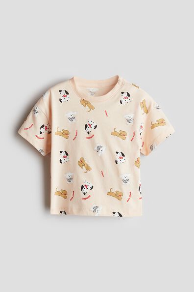 Printed cotton T-shirt
