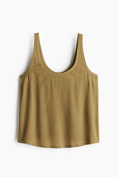Crêpe vest top