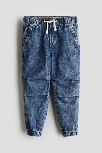 Denim joggers