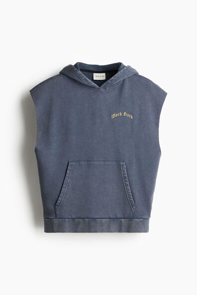 Loose Fit Sleeveless sports hoodie