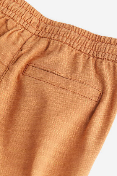 Woven cotton shorts